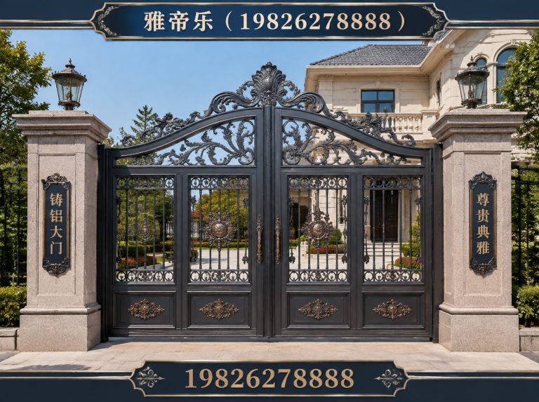 沭阳县铸铝大门展示图